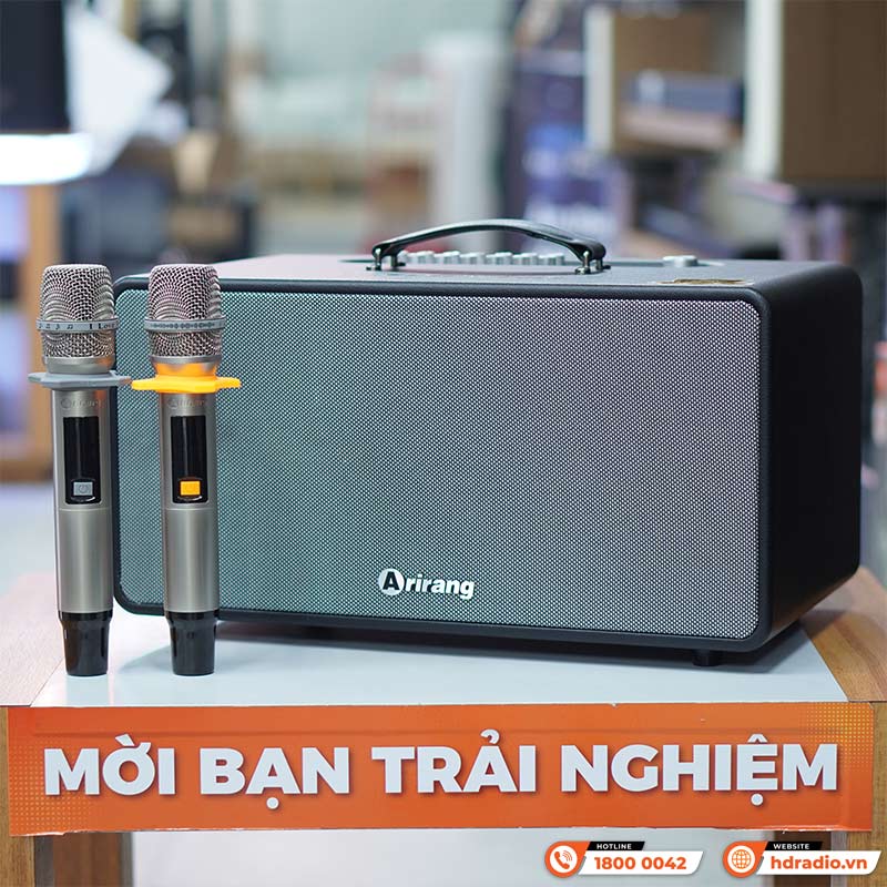 Loa Arirang MB2 Pro+ Plus, Công Suất 200W, Bass 16.5 cm, Kèm 2 Tay Mic-6