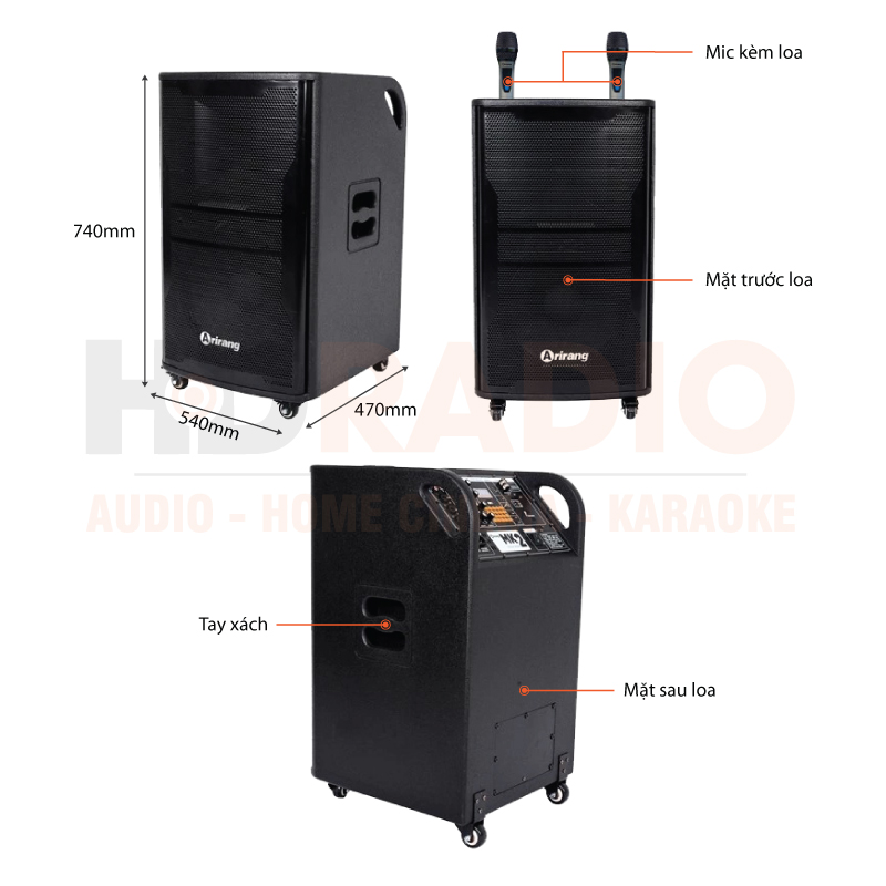 Chú thích loa kéo Arirang Mk2 Chú thích loa kéo Arirang Mk2