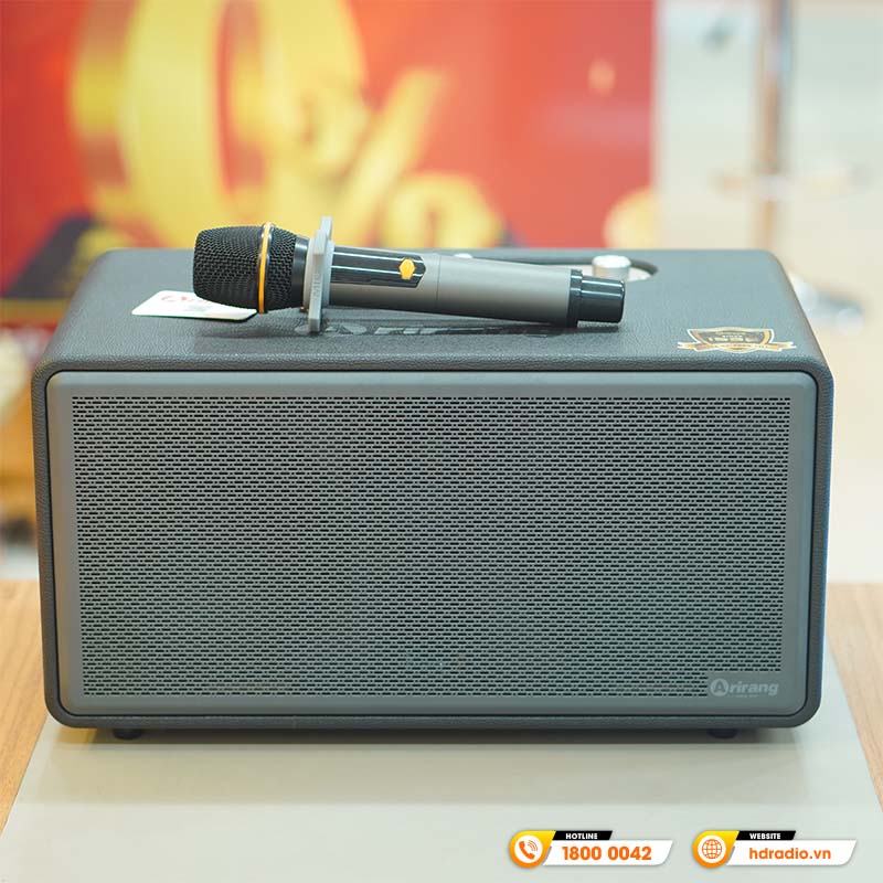 Loa Arirang AM1, Bass 16.5 cm, Công suất 150W, Bluetooth 5.0, USB, Livestream, 2 Micro-1