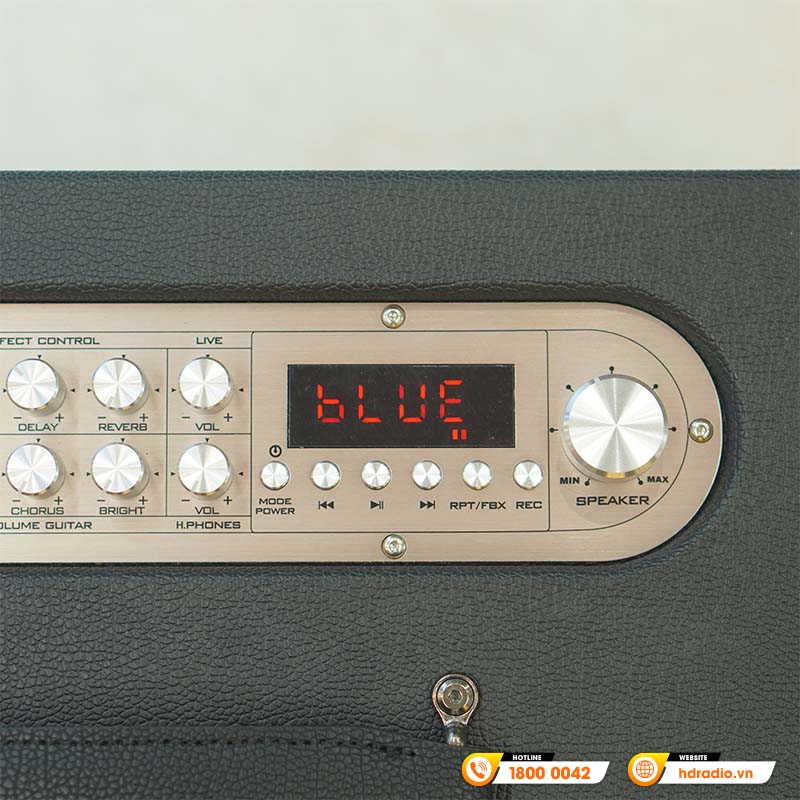 Loa Arirang AM1, Bass 16.5 cm, Công suất 150W, Bluetooth 5.0, USB, Livestream, 2 Micro-13