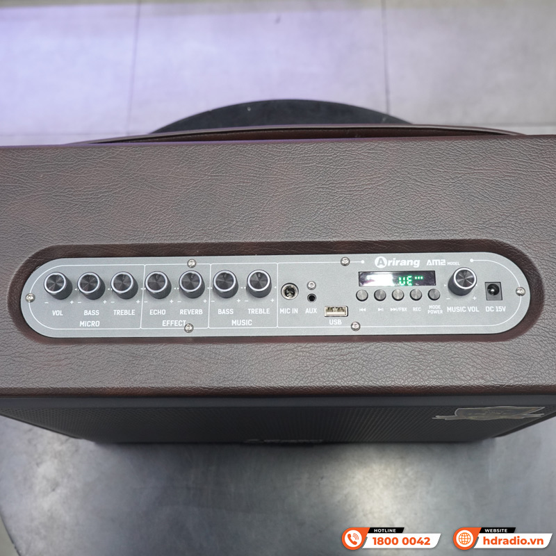 Loa Arirang AM2, Bass 16.5cm, Bluetooth 5.0, Công suất 320W, 2 Micro-9