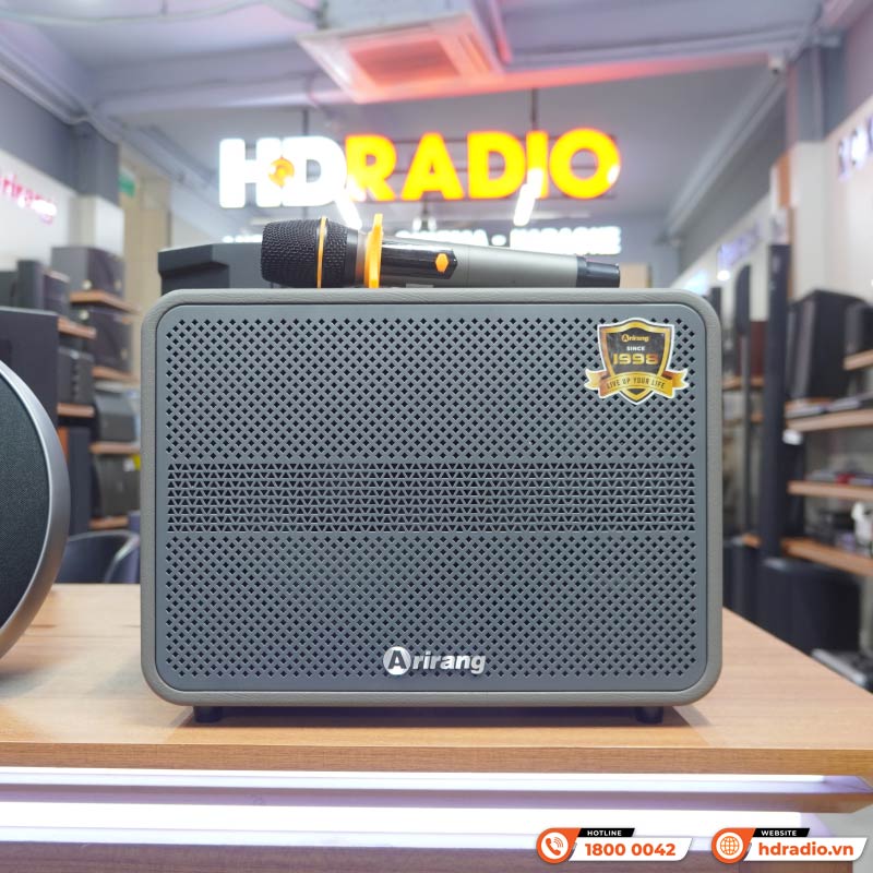 Loa Arirang AM3, Bass 20cm, Công suất 100W, Bluetooth 5.0, Kèm 2 Mic-1
