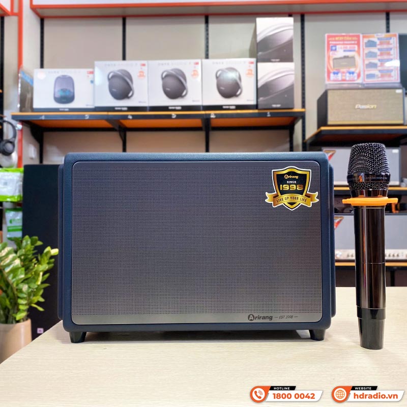 Loa Arirang Classic 1 New 2026 (DSP Mới) Bass 16.5cm, Công Suất 150W, Bluetooth, Kèm 2 Tay Mic-2