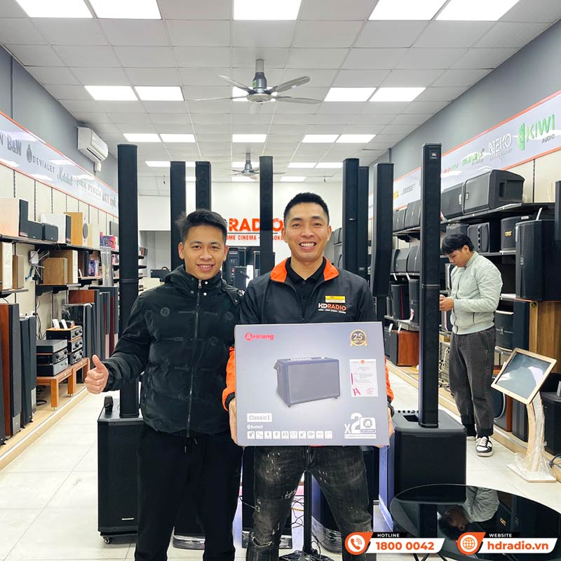 Loa Arirang Classic I, Bass 16.5cm, Công Suất 150W, Kèm 2 Tay Mic-7