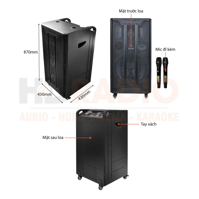 Chú thích Loa kéo Ariang MK3 Max