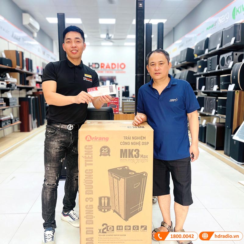 mua loa kéo Arirang MK3 Max chính hãng đến hdradio