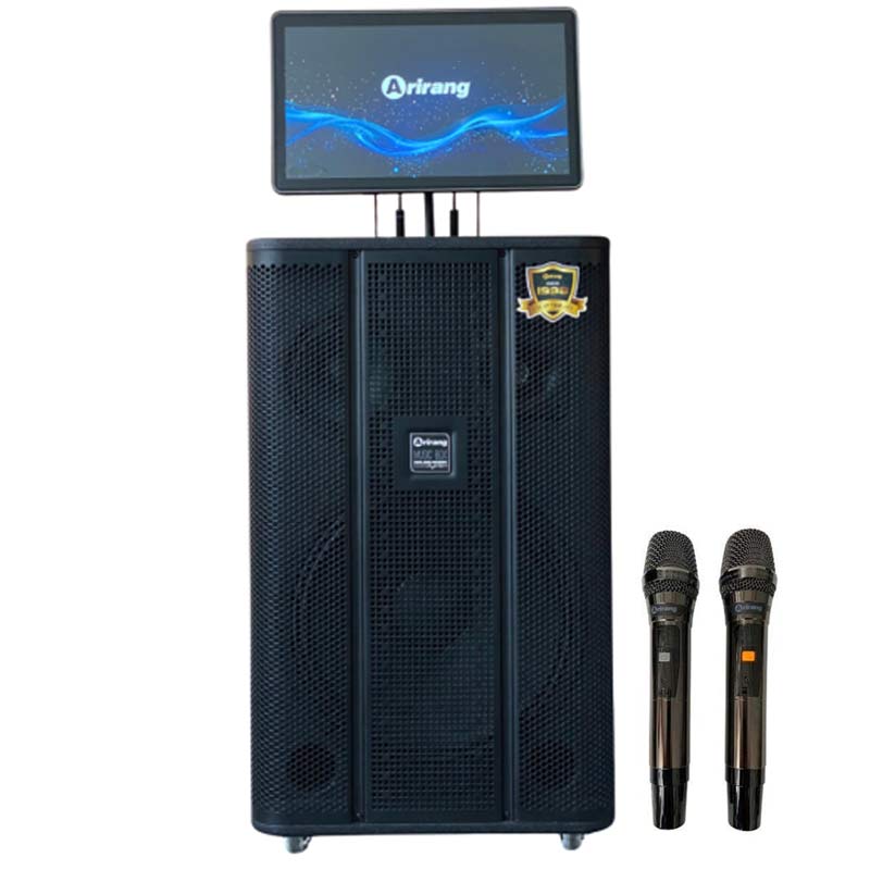 Loa Arirang MK5S, Có màn hình cảm ứng 18.5 inch Full HD, Bass 40cm, Công suất 400W, Bluetooth 5.3, HDMI, USB-1
