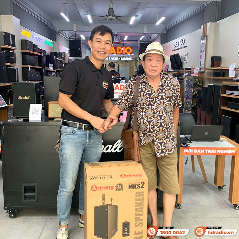 Loa Arirang MKS2, Bass 30cm, Công suất 80W, Bluetooth, AUX, USB, Thẻ Nhớ, Mic, Guitar, Kèm 2 micro-23