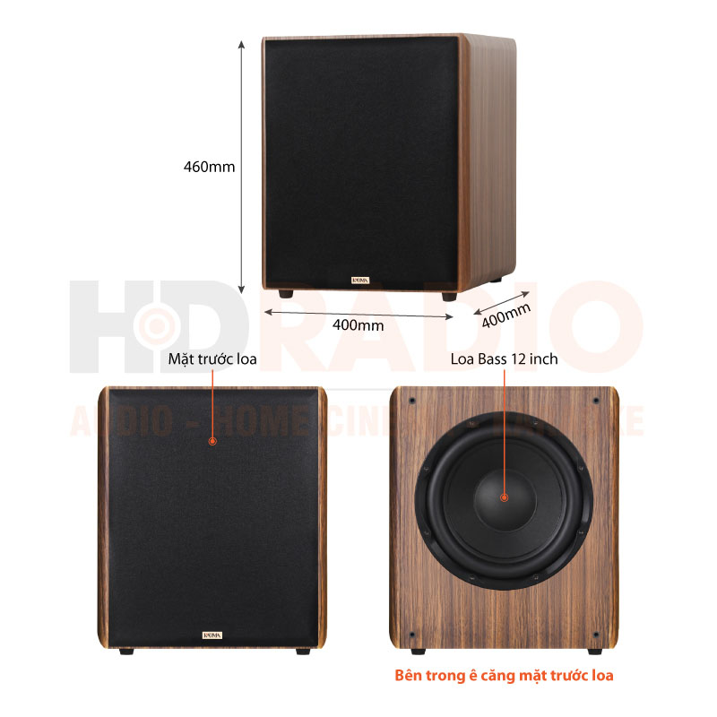 Ảnh chú thích Loa sub Kadma SU30