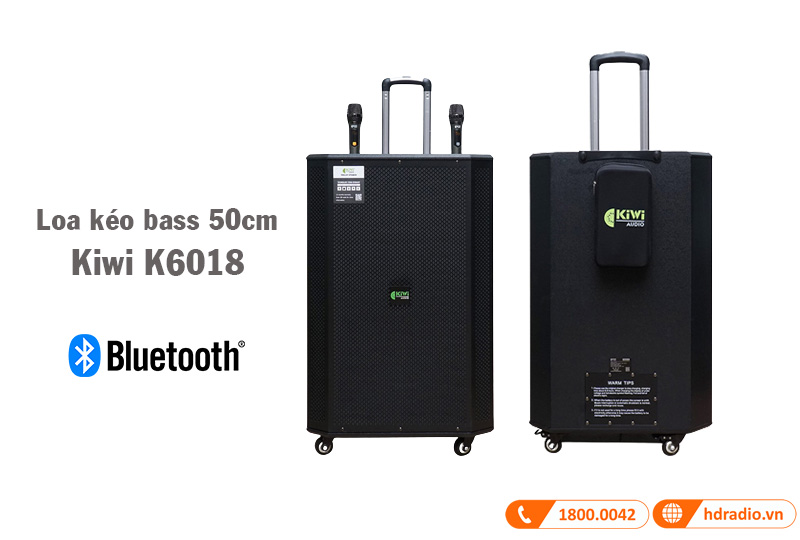 loa keo bass 50 kiwi k6018 ket noi bluetooth