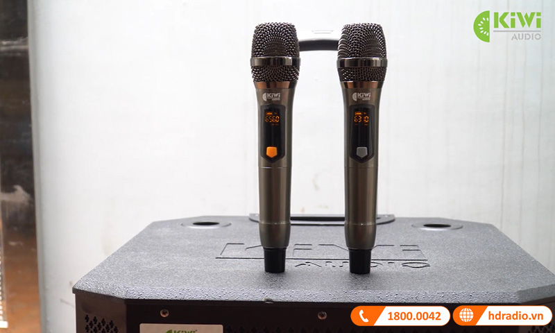 loa kiwi k6018 voi 2 micro di kem