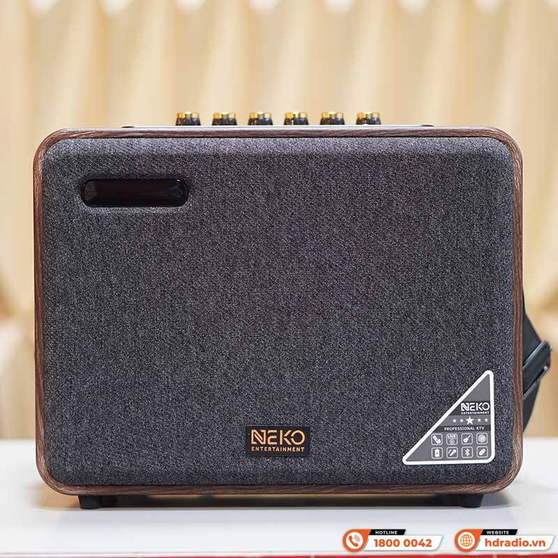 Loa Neko NK01 Pro, Bass 17cm, Công Suất 40W, Bluetooth, AUX, Kèm 2 Tay Mic-3