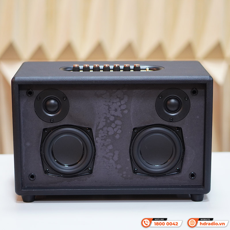 Loa Neko NK900, 120W, Bass 10cm, Bluetooth 5.0, Kèm 2 Micro (có sẵn pin cho mic và có thể sạc lại)-10