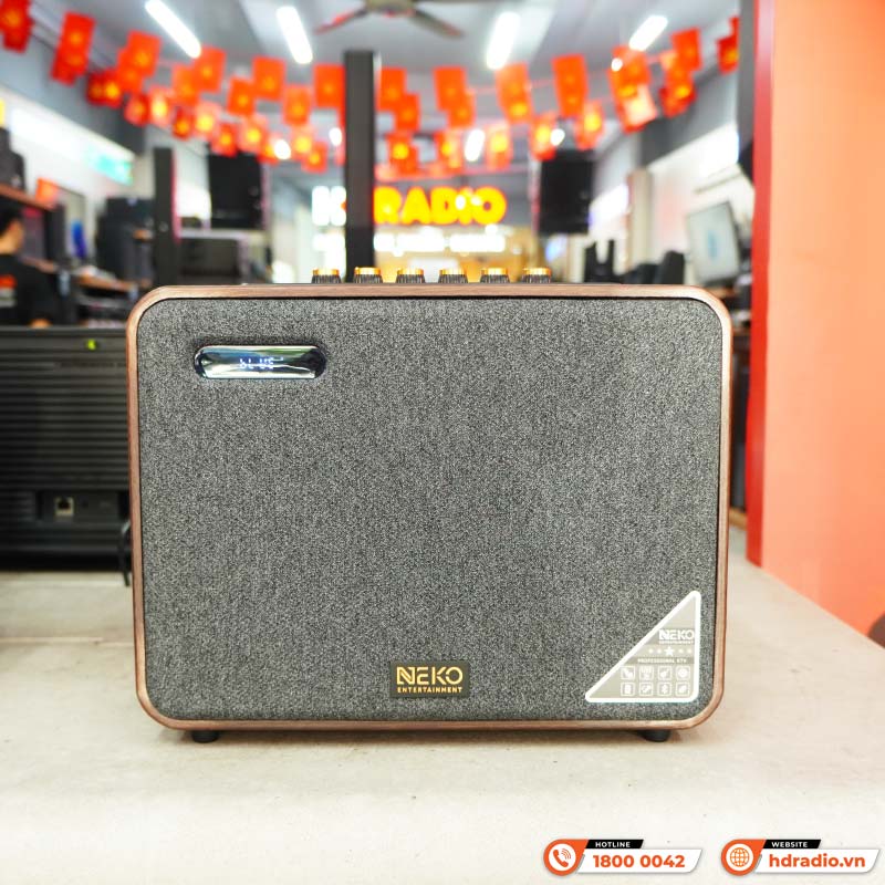 Loa Neko AMK-216, Bluetooth, AUX, Kèm 2 Tay Mic-3