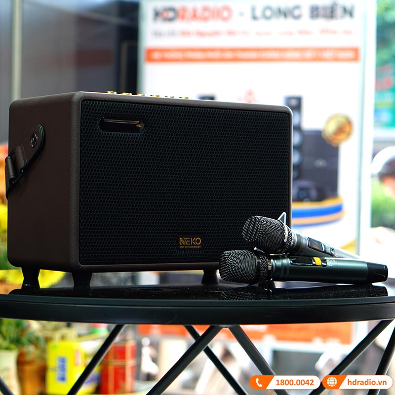 Loa Neko NK02, Công Suất 45W, Bass 16.5cm, Pin 4- 8h, Kèm 2 Tay Mic-14