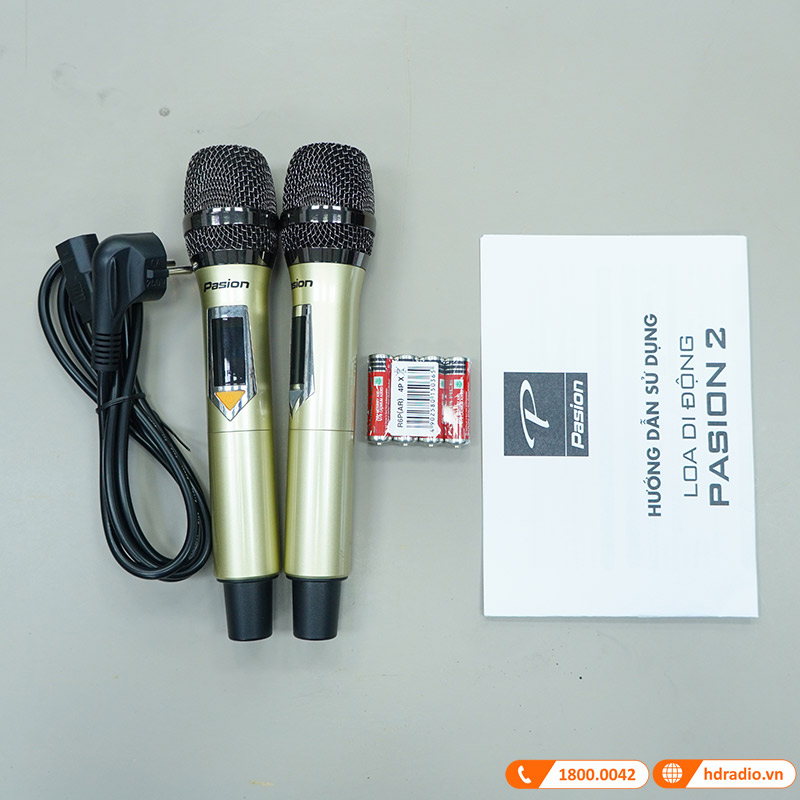 Loa Paramax Pasion 2, Công Suất 100W, Bluetooth 5.0, Pin 5 giờ, Optical, USB, AUX, Kèm 2 tay mic-13