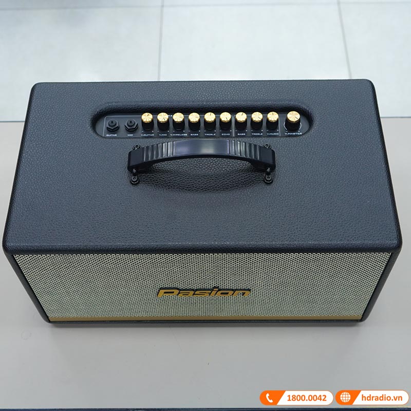 Loa Paramax Pasion 2, Công Suất 100W, Bluetooth 5.0, Pin 5 giờ, Optical, USB, AUX, Kèm 2 tay mic-7