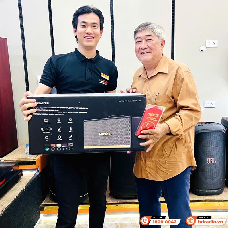 Loa Paramax Pasion 2, Công Suất 100W, Bluetooth 5.0, Pin 5 giờ, Optical, USB, AUX, Kèm 2 tay mic-15