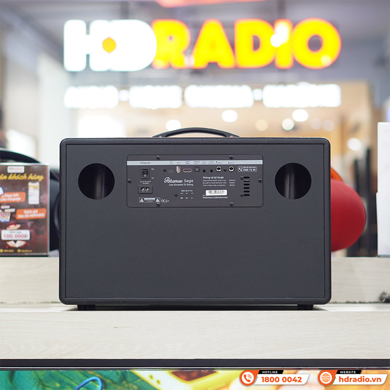 Loa Paramax Saga, Bass 20cm, Công suất 300W, Bluetooth 5.3, Kèm 2 tay micro (NEW 2025)-4