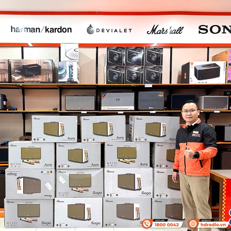 Loa Paramax Saga, Bass 20cm, Công suất 300W, Bluetooth 5.3, Kèm 2 tay micro (NEW 2025)-16