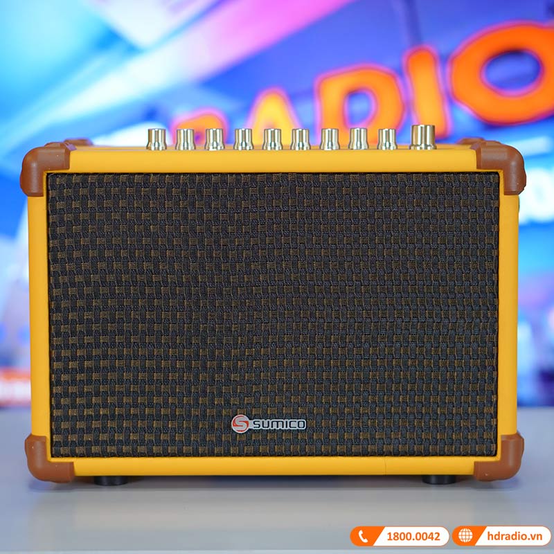 Loa Sumico Bella 42 Chính Hãng, Pin 8h, Công Suất 100W, Bluetooth, AUX, USB, Optical, HDMI, Kèm 2 Micro-6