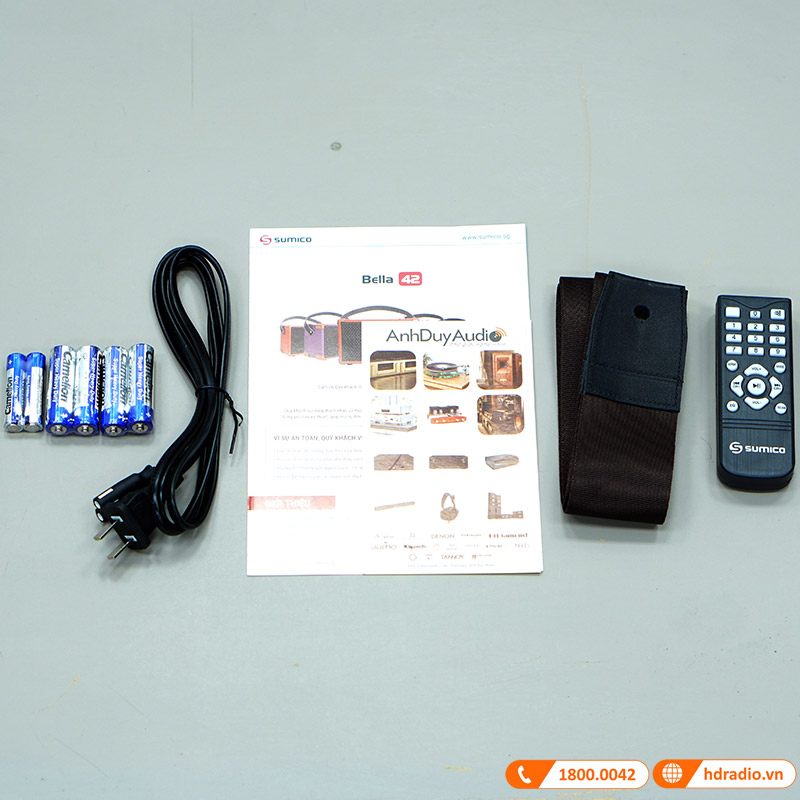 Loa Sumico Bella 42 Chính Hãng, Pin 8h, Công Suất 100W, Bluetooth, AUX, USB, Optical, HDMI, Kèm 2 Micro-27