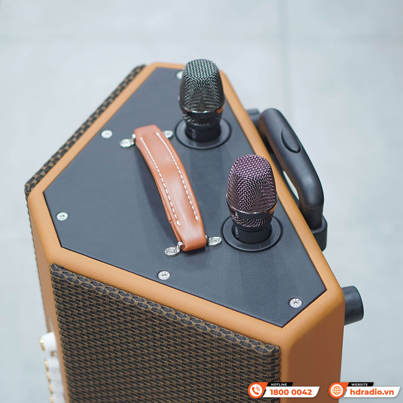 Loa Sumico Hexagon Plus, Bass 16.5cm, Công suất 250W, Pin 8h, Đa Hướng, Kèm 2 Micro-15