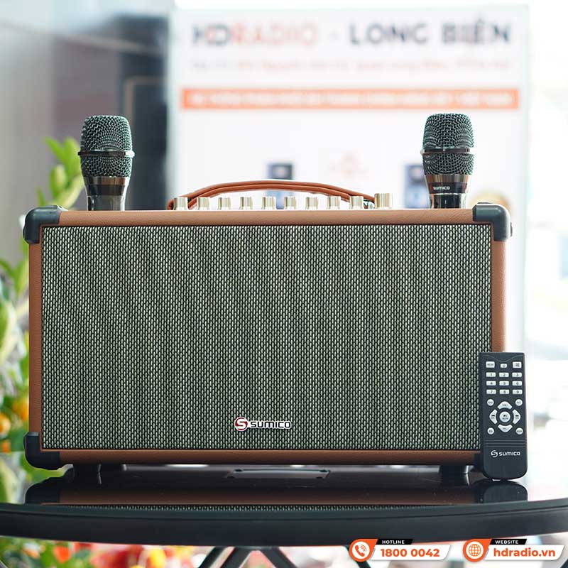 Loa Sumico BT S52, Bass 13.2cm, 100W, Pin 8H-2