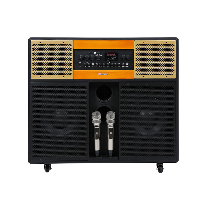 Loa Sumico HS 10, Bass 25cm, Công suất 350W, Bluetooth 5.0, Kèm 2 Micro