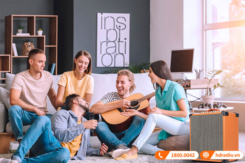 Loa Sumico MSP10A, Bass 25,4 cm, Công suất 100W, 2 Mic, Remote-7