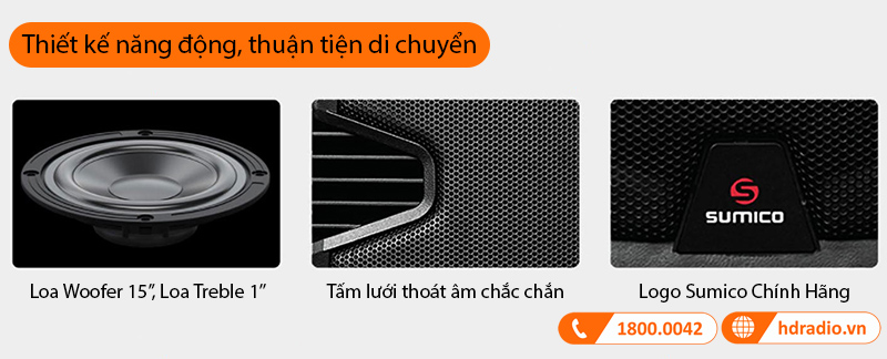 Loa Sumico On The Go 15