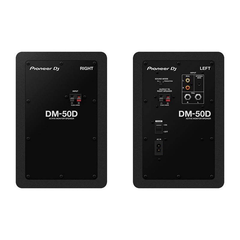 Loa Kiểm Âm Pioneer DJ DM-50D, Bass 12.7cm, Công suất 50W, RCA-3