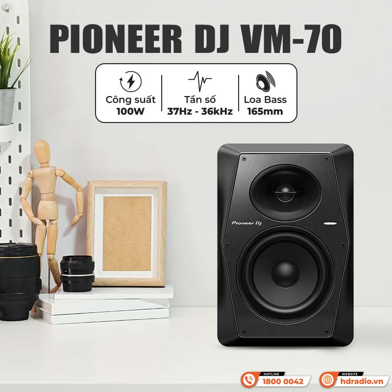 Tính năng của Loa kiểm âm Pioneer DJ VM-70