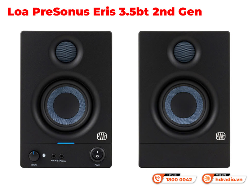 Loa kiểm âm PreSonus Eris 3.5bt 2nd Gen Loa kiểm âm PreSonus Eris 3.5bt 2nd Gen