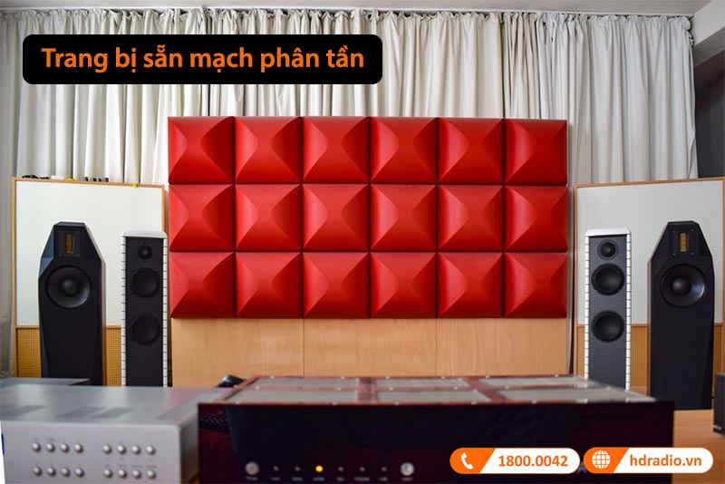 tích hợp sẵn mạch phân tần cao cấp