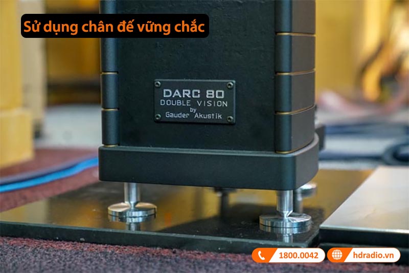 chân đế vững chắc