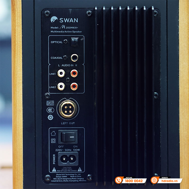 Loa Hivi Swan M200MKIII+ (Plus) Sub out, Công suất 120W, Bluetooth 5.0-13