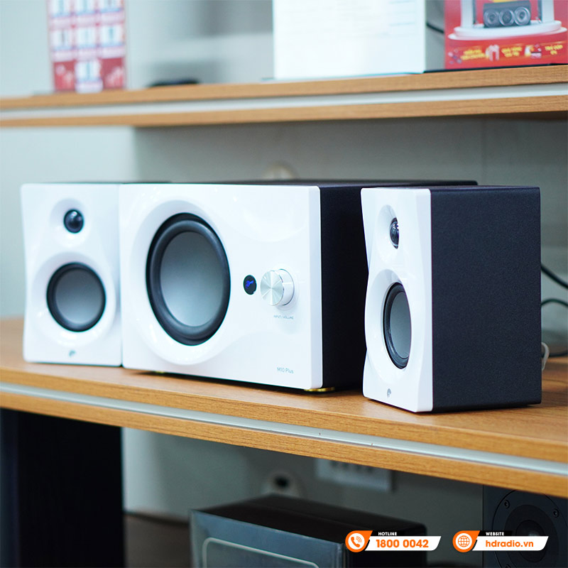 Bộ Loa vi tính 2.1 Hivi Swan M10 Plus, Công suất 60W, Bluetooth, Optical, Coaxial, Aux-2