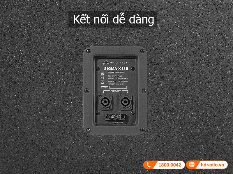 Ket noi loa SIGMA-X18B