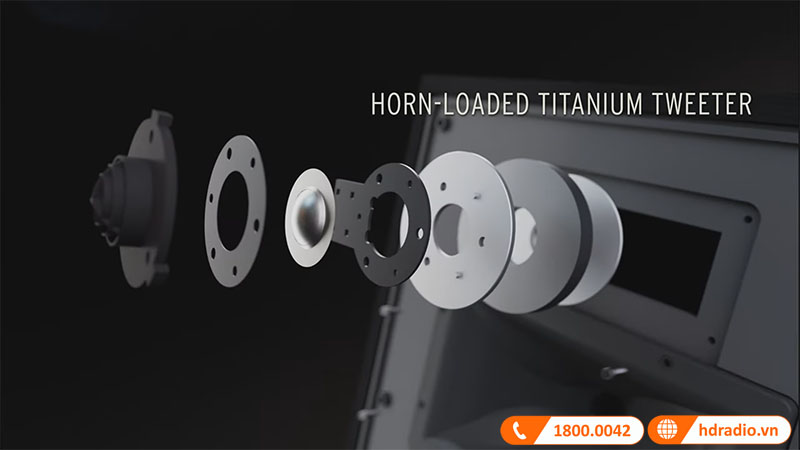 loa tweeter K-100 TI đường kính 2.5cm