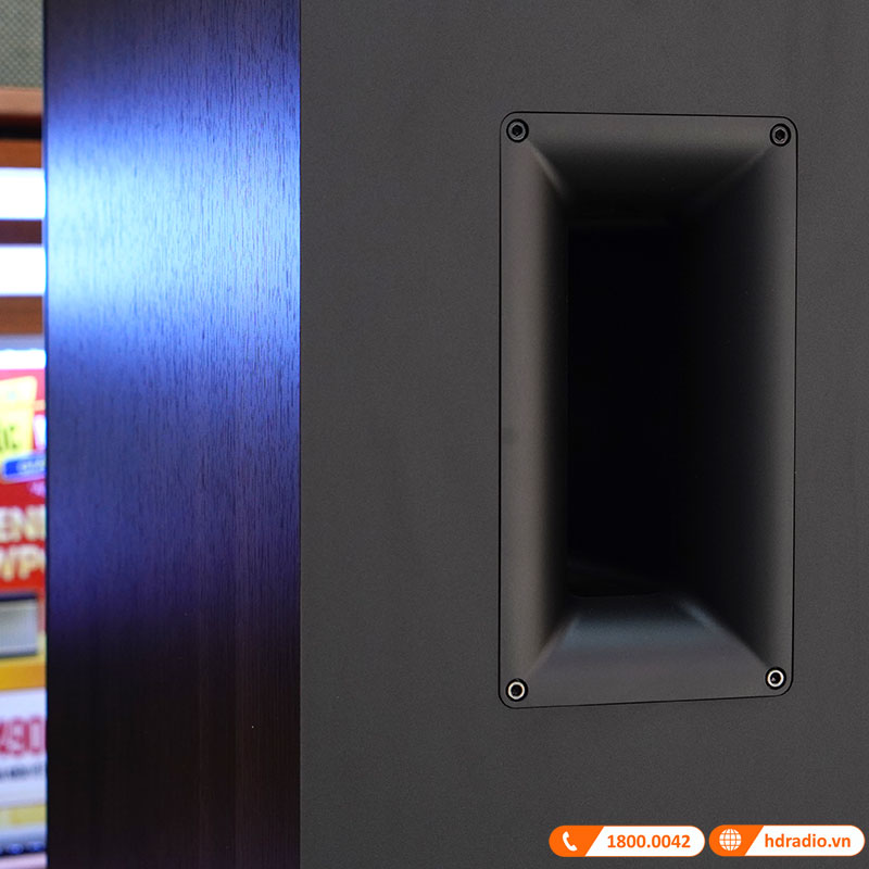 Klipsch RP8000F II có cong thoat hoi dang hong ken