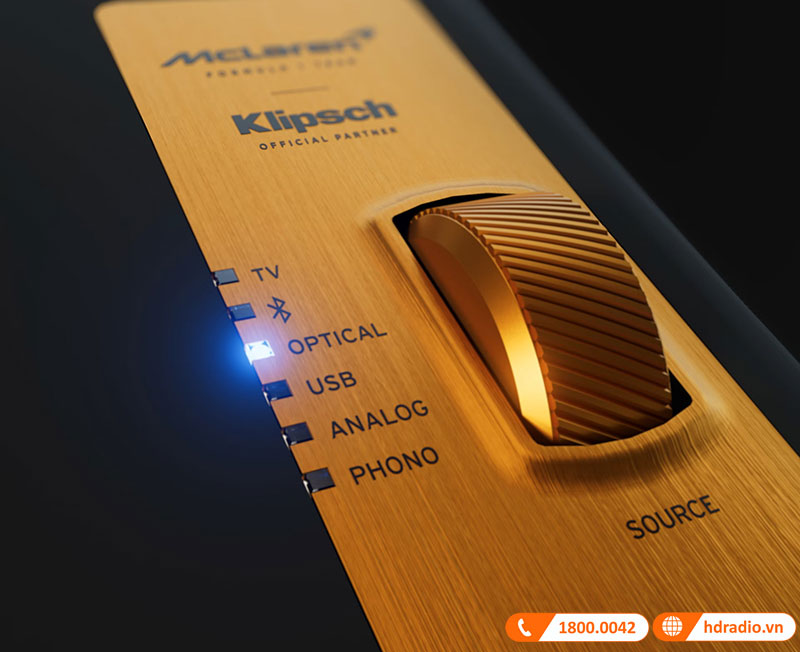 cac ket noi cua loa klipsch the fives mclaren edition