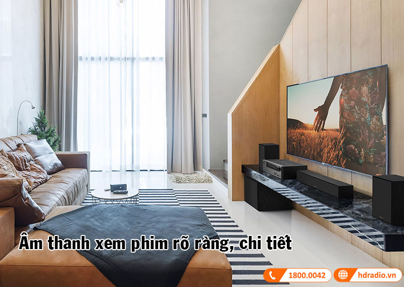 am thanh xem phim cua loa klipsch r-30c ro rang, chi tiet