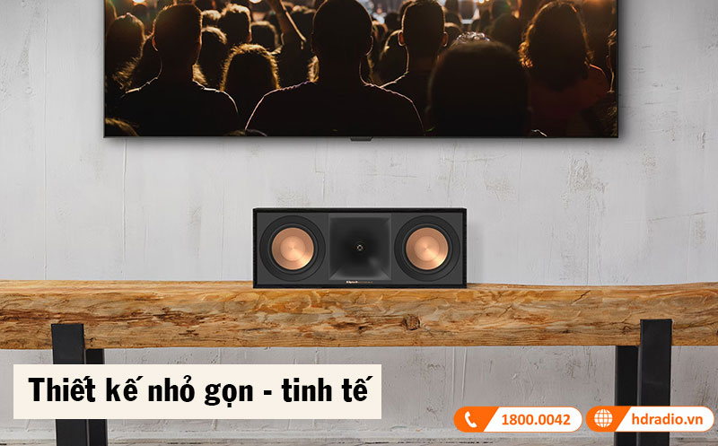 thiet ke loa klipsch r-50c nho gon, tinh te