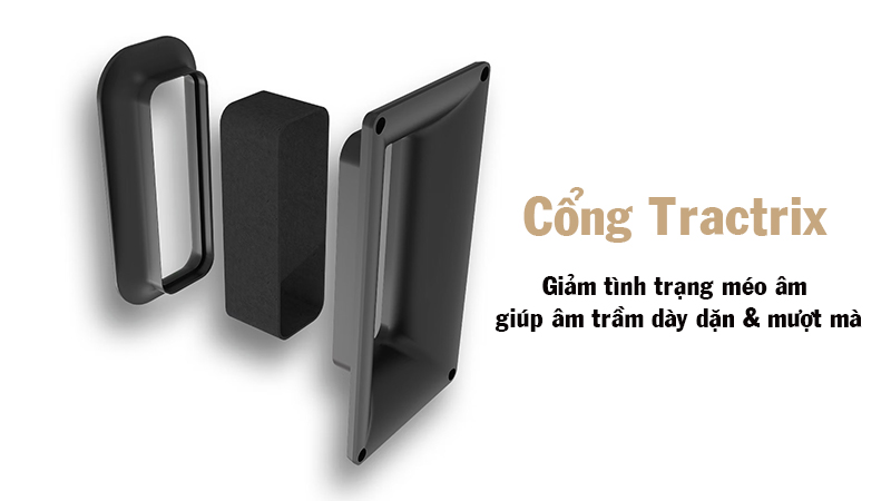 cong tractrix o phia sau giup am thanh tram day dan, muot ma hon