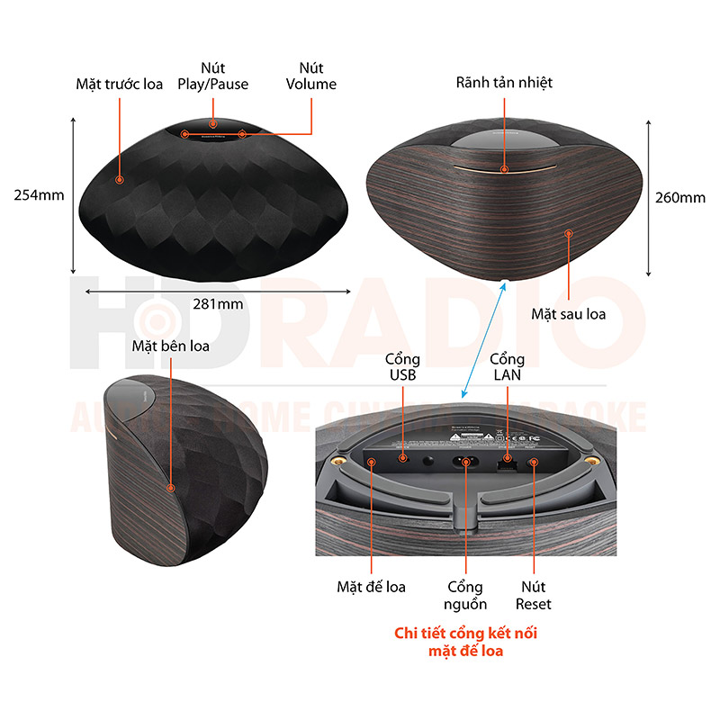 Loa B&W Formation Wedge, Công suất 240W, Bluetooth, Wifi, Stream Nhạc 96/24 bit Hi-resolution-2