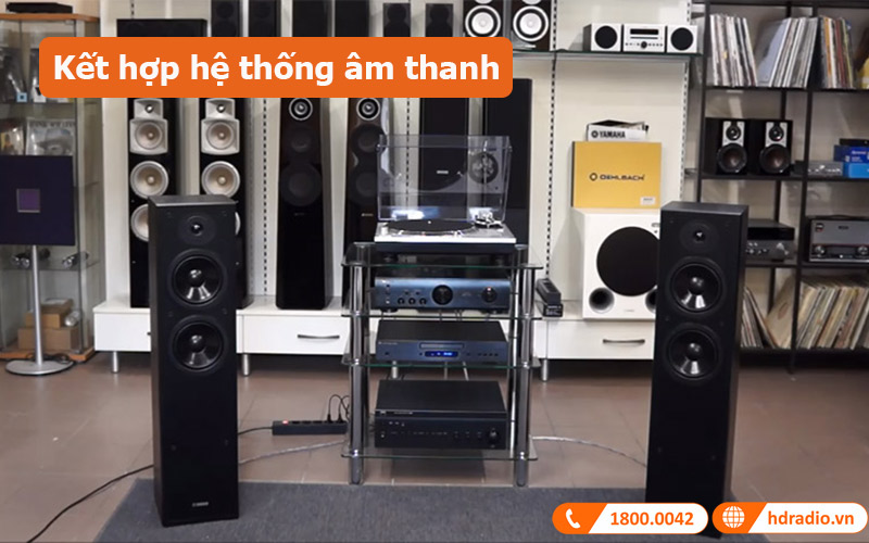 Loa Yamaha NS-F51 ứng dụng thực tế 
