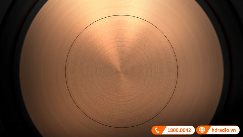 màng loa trầm làm bằng Aluminum phủ đồng