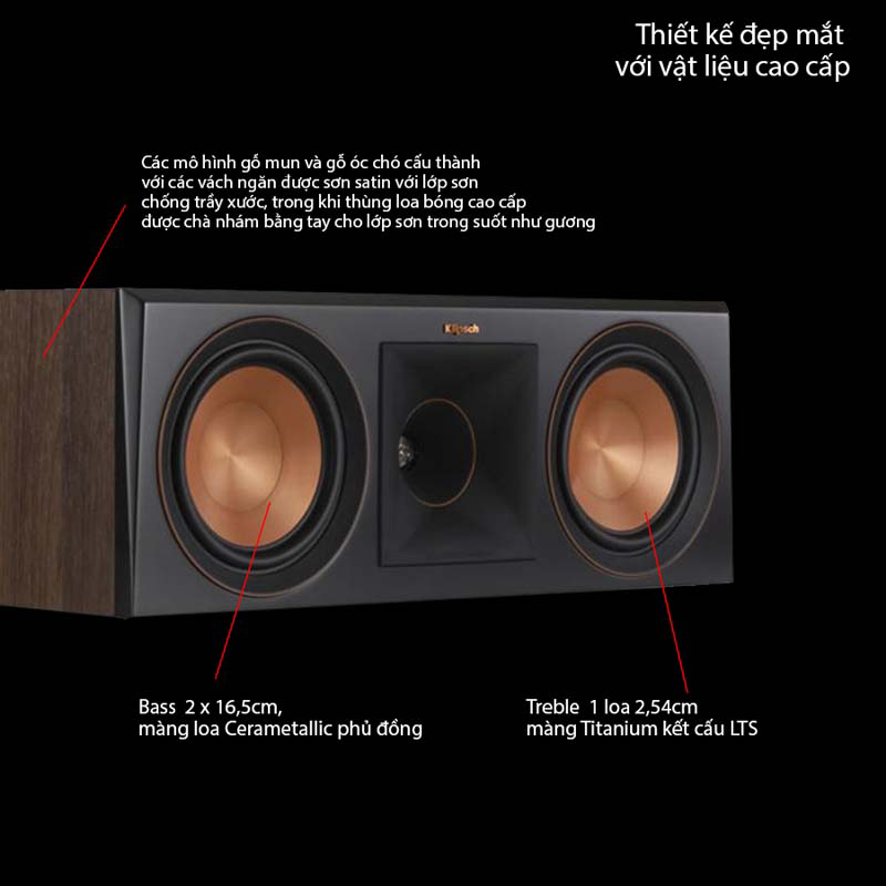 thiet ke loa klipsch rp-600c