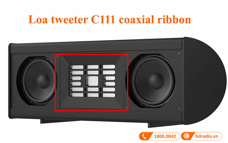 cu loa tweeter loa center piega coax 111